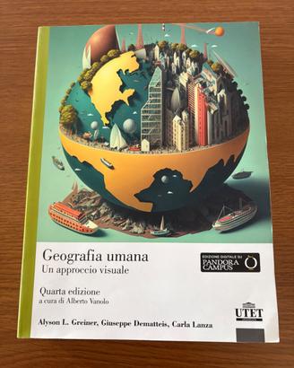 Manuale Geografia umana un approccio visuale