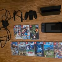 Nintendo switch + 9 giochi 