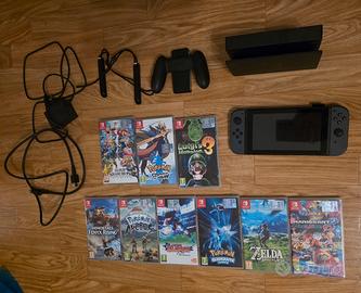 Nintendo switch + 9 giochi 