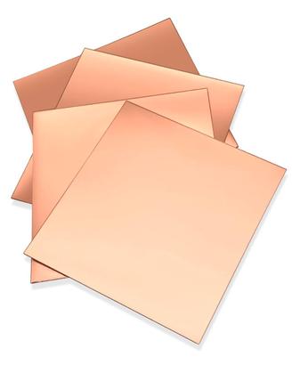 Lastre di Rame Puro 10x10cm, 0.5mm Spessore