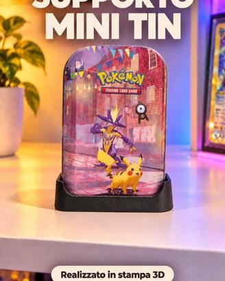 Supporto per Mini Tin Pokémon TCG