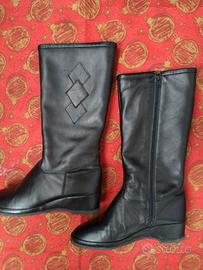 Stivale Vintage '80 - in Pelle & Lana Merinos - 36