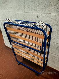 Brandina pieghevole Ikea, con materassino, 200 x 8