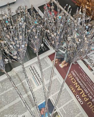 Ramo decorativo con paillettes 