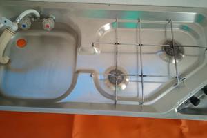 lavello cucina con 2 fuochi smev da incasso