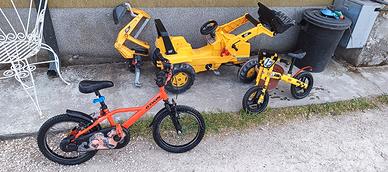 Bici e trattore pedali