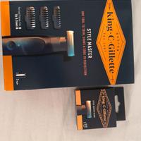 Rasoio King C Gillette + Lame Nuovo