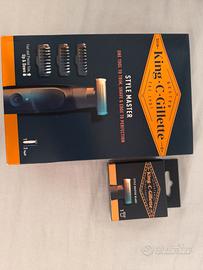 Rasoio King C Gillette + Lame Nuovo