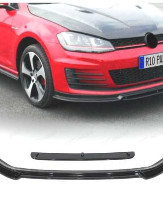 SPOILER LIP VOLKSWAGEN VW GOLF 7 GTI NERO