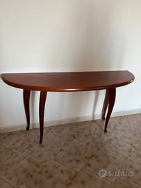 Tavolo consolle in legno – apribile a ribalta