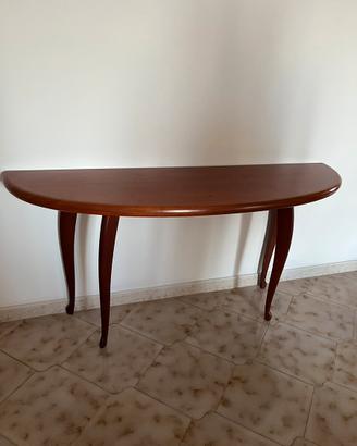 Tavolo consolle in legno – apribile a ribalta