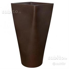 Vaso Alto Tondo-Quadro AURIGA - Cm 50x50x100H