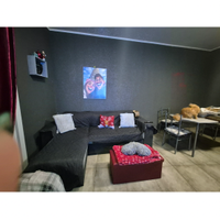 Divano  letto 3 posti con penisola e contenitore