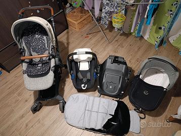 TRIO JANE' RIDER (CON BASE ISOFIX), NO SPEDIZIONE