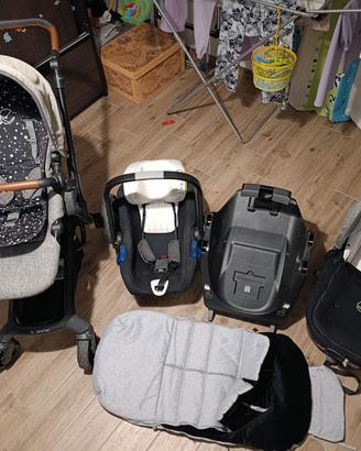 TRIO JANE' RIDER (CON BASE ISOFIX), NO SPEDIZIONE