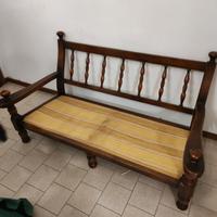 poltrona legno d epoca