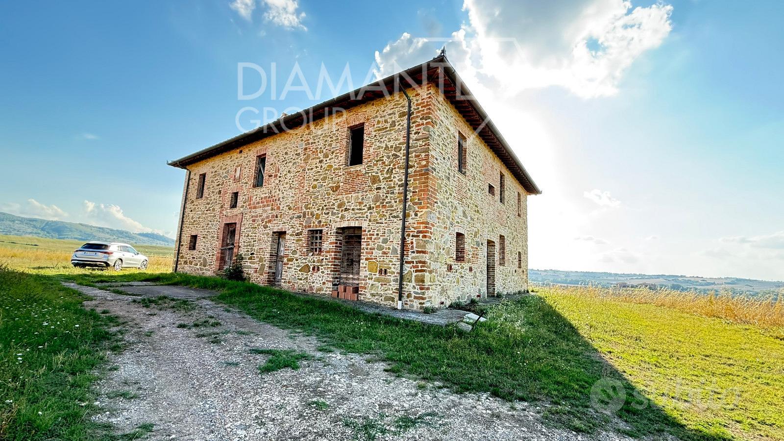 Casale pietra e mattoni parzialmente ristrutturato - Vista 5