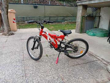 bici 20 bambino biammortizzata