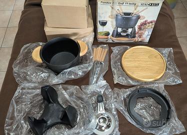 Set fonduta Heino Metz 11 pezzi mai usato