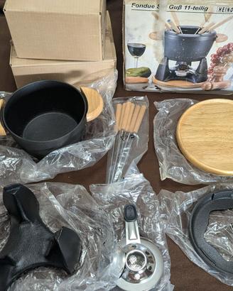 Set fonduta Heino Metz 11 pezzi mai usato