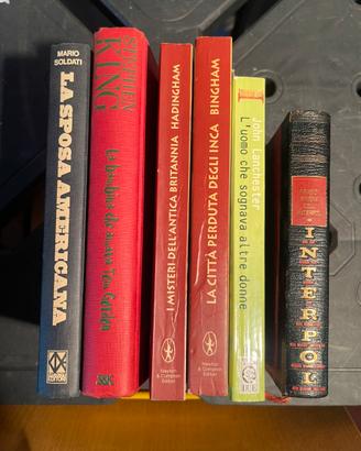 Lotto 6 libri narrativa e saggistica