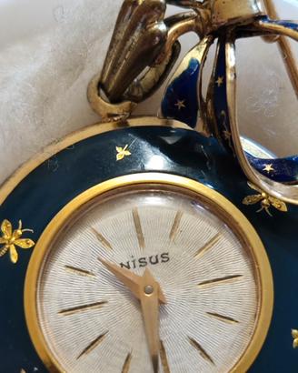 orologio spilla