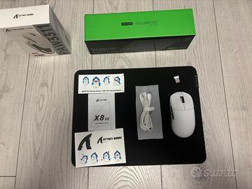 Attack shark x8 SE + tappetino mouse razer
