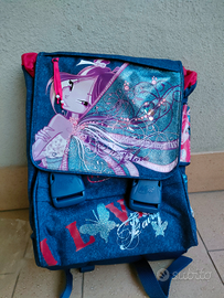 Zaino scuola Winx multitasche imbottito