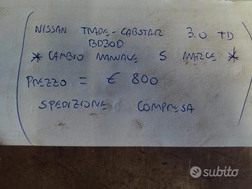 Cambio manuale 5m nissan trade/cabstar 3.0td bd30d