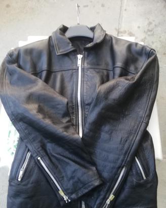 GIUBBOTTO MOTO IN PELLE. 