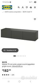 mobile porta tv + cubi