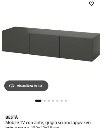 mobile porta tv + cubi