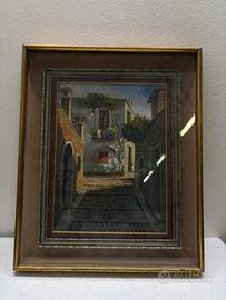 Quadro Il Cortile - Salvatore Manzella
