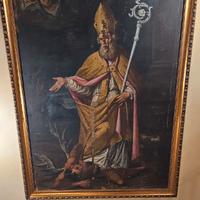 Quadro San michele pesta il diavolo