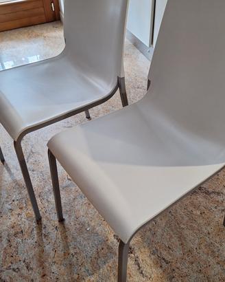 sedie bianche Bontempi