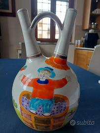 brocca a 2 becchi De Simone Ceramiche