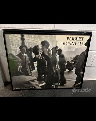Stampa foto bacio Robert Doisneau e stampaBertrand