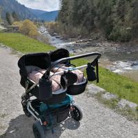 Passeggino trio gemellare-mountain Buggy duet