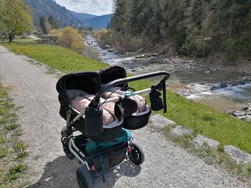 Passeggino trio gemellare-mountain Buggy duet