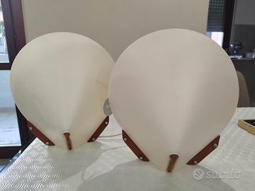 coppia di lampade da comodino 