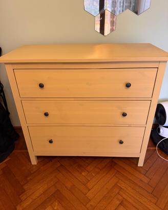 Cassettiera IKEA HEMNES 3 cassetti – Legno chiaro