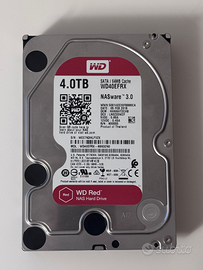 Coppia Western Digital WD Red 4 TB NAS hard disk