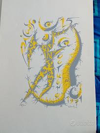 Rafael Alberti  Serigrafia d'arte Omaggio  Picasso