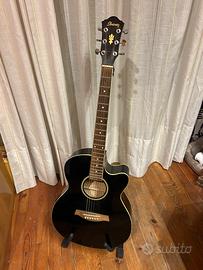 Chitarra acustica ibanez AEG5EJPU-BKN