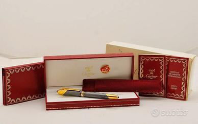 CARTIER COUGAR PENNA STILOGRAFICA 90S BOX & PAPERS
