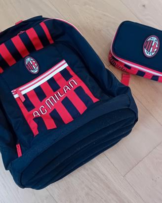 Set Scuola MILAN, Zaino e Astuccio
