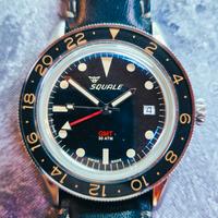 Orologio Squale 1521 GMT ref. SUB-39GMTV  full set