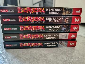 Berserk serie nera Vol 1-5 
