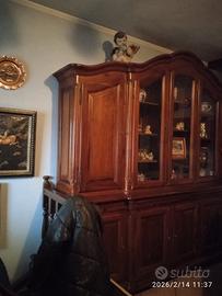 cristalliera in legno