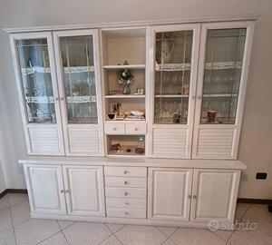 mobile con vetrina da soggiorno / pranzo